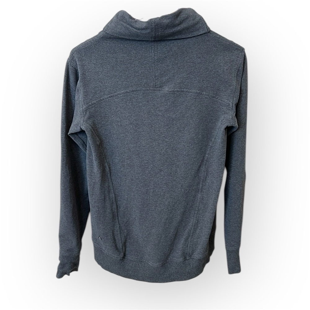 Lululemon On the Double turtleneck pullover sweatshirt, grey, size 4 - Picture 3 of 13